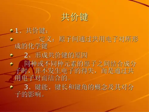 高一化学化学键2
