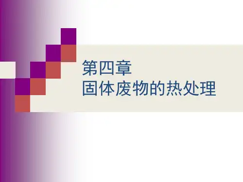 固体废物处理与处置(热处理)