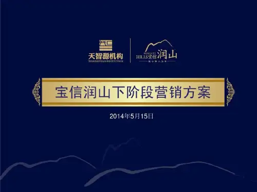 某楼盘下阶段营销推广思路共32页文档