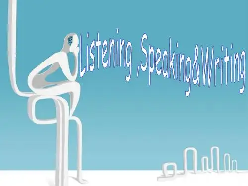 A Job (listening,speaking&writing)