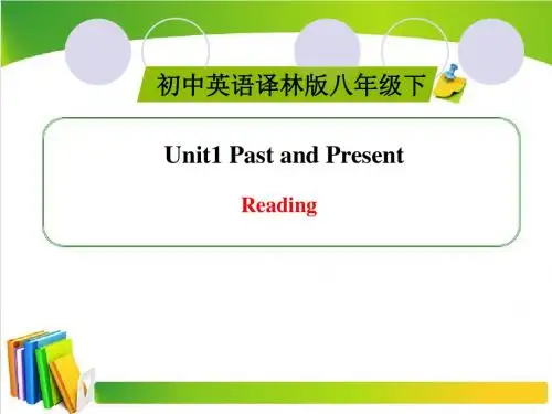 新牛津译林版八年级英语下册Unit1 Reading精品课件
