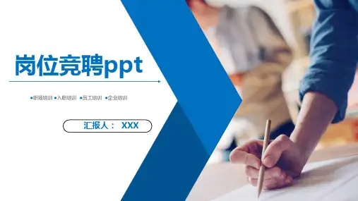 定制级别竞聘上岗演讲PPT