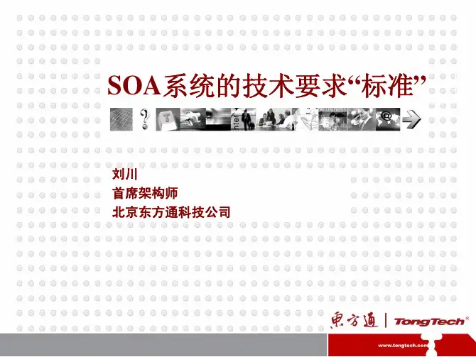 SOA系统的技术要求“标准”