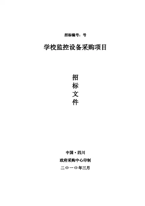 招标文件正式版
