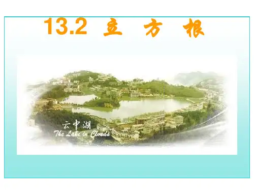 17年中考数学总复习立方根(重点讲义)