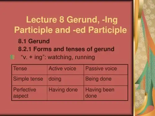 Lecture 8