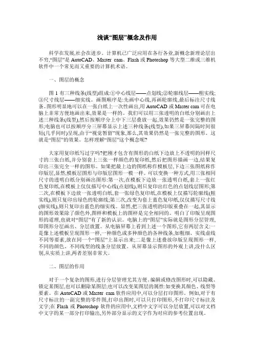 浅谈“图层”概念及作用