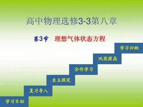 人教版理想气体的状态方程