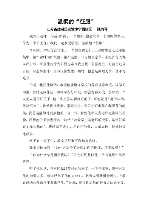 温柔的征服