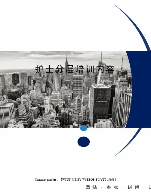 护士分层培训内容