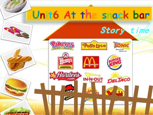 四年级英语上册课件-Unit 6 At the snack bar（Story time）（10）-译林版