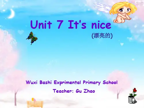 Unit7 It's nice