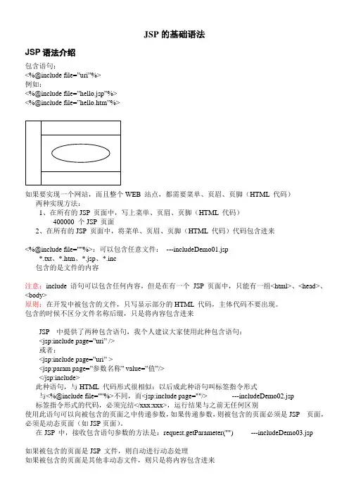 JSP基础语法(二)
