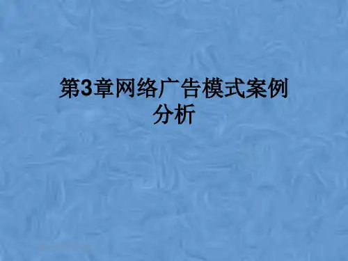 第3章网络广告模式案例分析