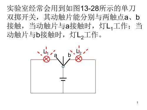 单刀双掷开关ppt课件