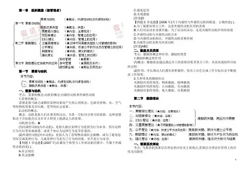 2011年中级经济师考试人力资源预习讲义1-3(打印版)