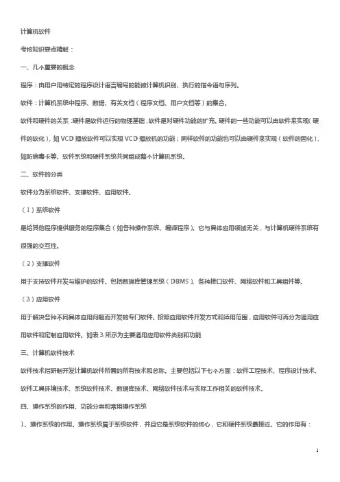 专转本计算机知识点