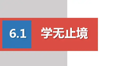 人教部编版九年级道德与法治下册：学无止境ppt演讲教学
