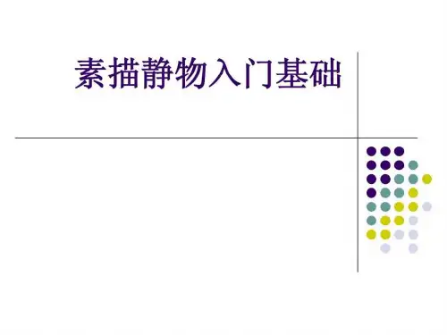 素描静物入门基础.ppt