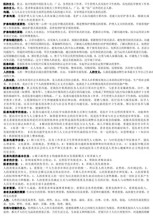 医患沟通