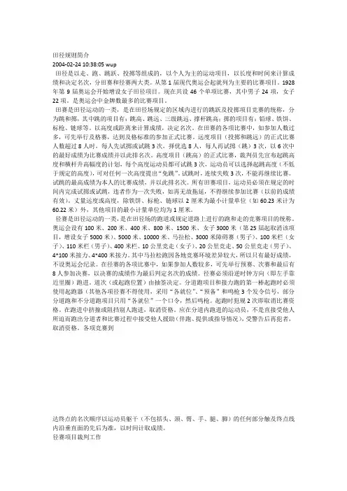 田径竞赛规则 3