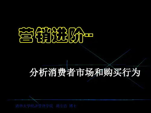 消费者市场和购买行为分析概述(ppt 72页)