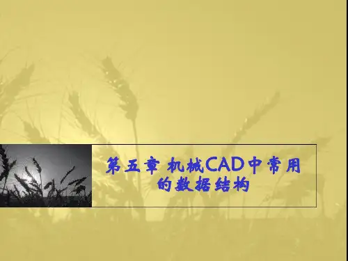 第五章机械CAD中常用的数据结构