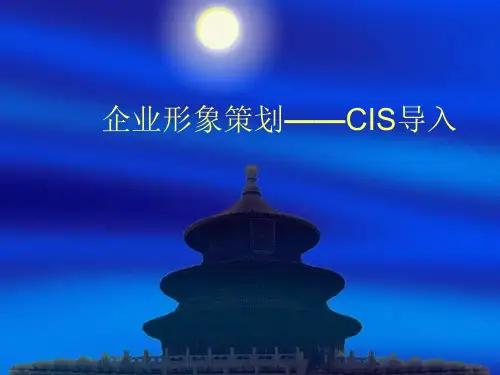 企业形象策划——CIS导入