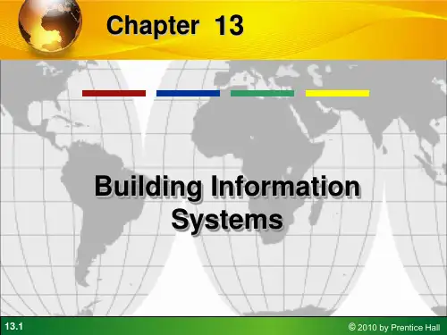 信息系统Information Systems “课程资料 5