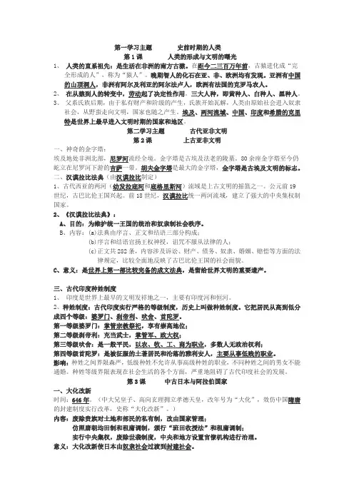 第一学习主题