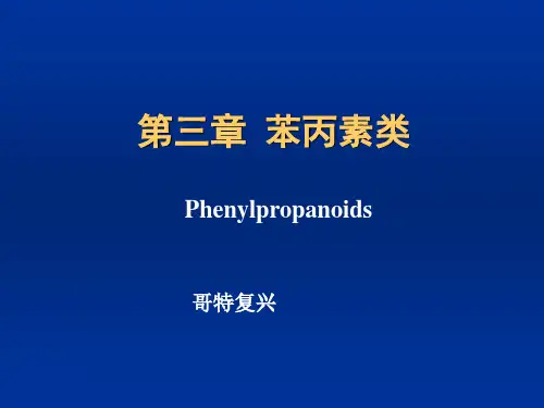 苯丙素类PPT课件 