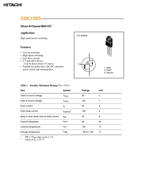 2SK1095资料