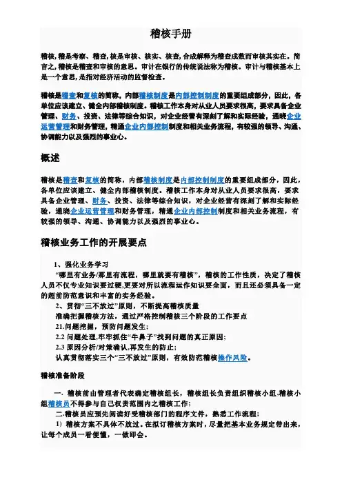 稽核手册