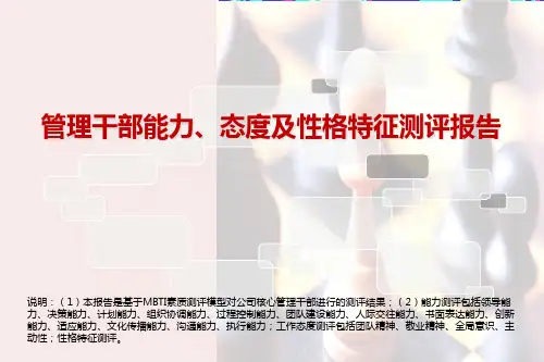管理干部素质测评