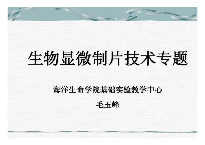 组织切片专题
