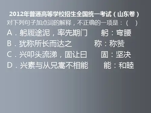 高三语文 复习课课件