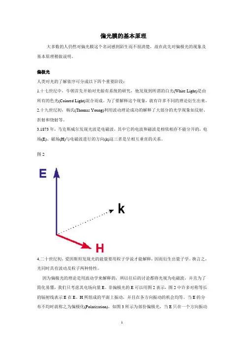 偏光膜的基本原理