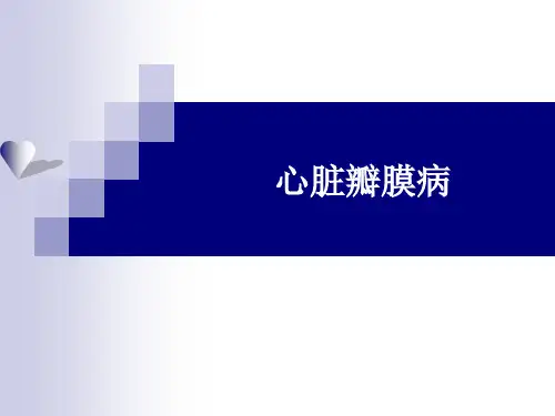 心脏瓣膜病ppt课件