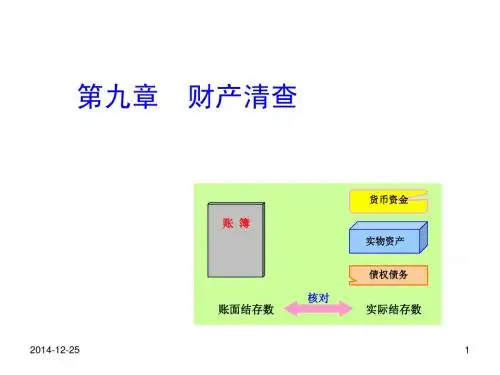 第十章财产清查