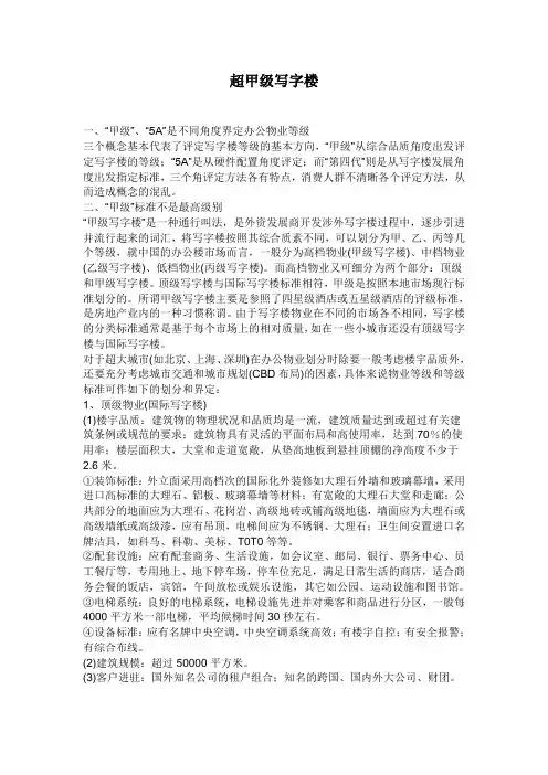 超甲级写字楼