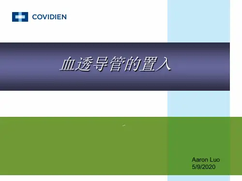 血透导管的置入