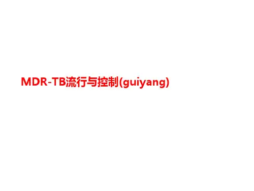 MDR-TB流行与控制讲义(guiyang)