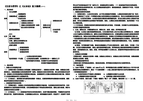 高三政治《生活与哲学》之《认识论》复习提纲.doc