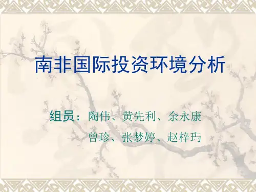 罗氏等级评分法分析南非投资环境共37页