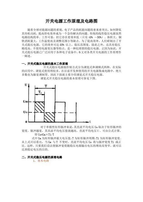 开关电源工作原理及电路图