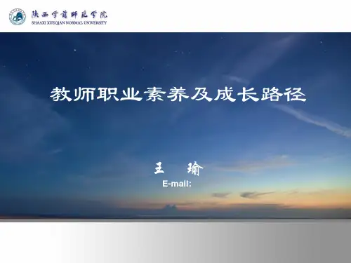 教师职业素养与成长路径