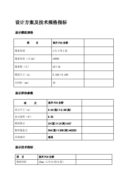 室外P10全彩及单色LED屏主要设备介绍