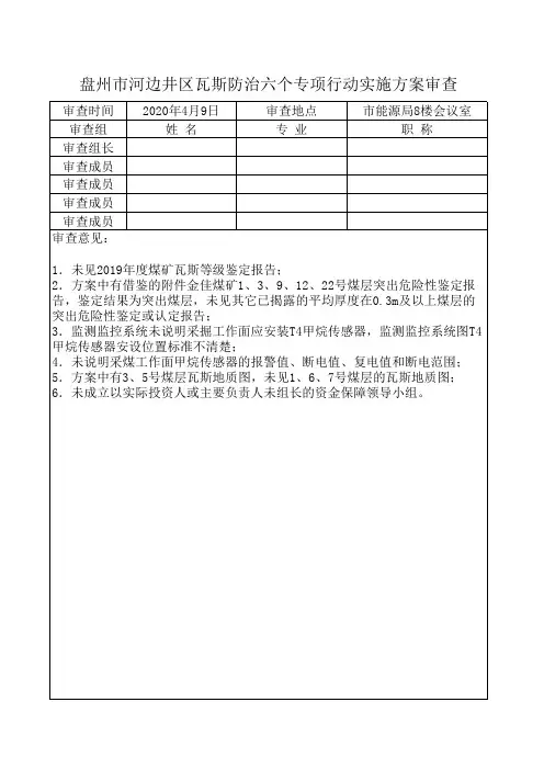 盘州市河边井区审查意见