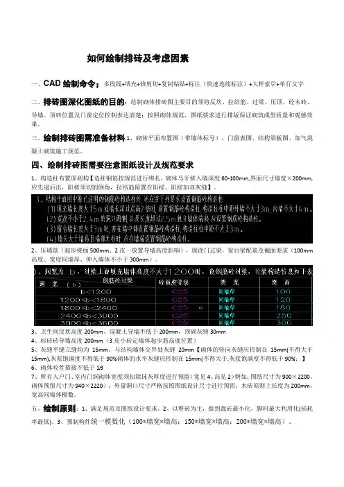 排砖图绘制