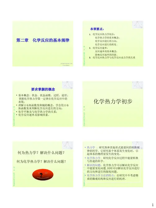 第二章化学反应的基本规律
